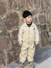 G.DUCKKIDS童裝男童運(yùn)動套裝春秋2025新款兒童休閑兩件套男寶寶春裝時(shí)髦衣服 黑色 90 cm 曬單實(shí)拍圖