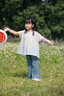 moonkids女童運動套裝速干衣兩件套2025秋季新款兒童跑步訓練服女大童秋裝 19567幻彩粉速干假兩件T恤 150 cm 曬單實拍圖