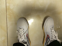 飛躍（Feiyue）官方帆布鞋男鞋夏季透氣女鞋少林魂田徑跑步鞋情侶休閑運動鞋子男 經(jīng)典白紅藍 43 偏大一碼 曬單實拍圖