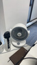 VCJ【德國品牌】空氣循環(huán)扇電風扇家用臺式桌面節(jié)能輕音風扇 機械旋鈕可搖頭3m線 DQ212R 曬單實拍圖