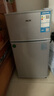 奧克斯小冰箱家用小型迷你冷藏冷凍兩用出租房宿舍用節(jié)能省電寢室辦公室電冰箱 【升級(jí)凈化去味】30A146DW銀【節(jié)能省電】 曬單實(shí)拍圖