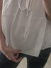 Olrain歐芮兒白色花邊娃娃圓領小衫女夏季女裝度假風寬松上衣 白色  S  曬單實拍圖
