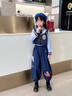 G.DUCKKIDS小黃鴨女童套裝春秋朱迪兔子警官衣服中小大兒童cos服裝三件套潮 三件套 150 cm 曬單實(shí)拍圖