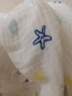 潔麗雅嬰兒浴巾純棉超柔吸水洗澡紗布幼兒童寶寶新生嬰兒用品 【推薦】 6層 105*105cm 海星 曬單實(shí)拍圖