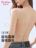 歐迪芬美背背心文胸一體外穿隱形無痕粉底液內(nèi)衣夏季薄款掛脖露背無鋼圈 曬單實拍圖