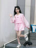迪士尼（Disney）女童簡(jiǎn)約時(shí)尚防曬衣外套夏季2025新款兒童防曬服套裝大童運(yùn)動(dòng)童裝 粉色哈比特天絲防曬三件套 140 曬單實(shí)拍圖