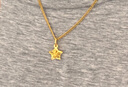 周大福鏤空爆閃方糖星星足金黃金吊墜(工費(fèi):180計價)EOF1392七夕 足金 約1.25g 曬單實(shí)拍圖