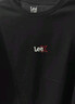Lee25春夏新品舒適版漸變印花Logo摩登中性男女同款短袖T恤休閑潮 黑色（尺碼偏大，拍小一碼） L 曬單實(shí)拍圖