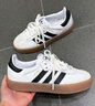 阿迪達(dá)斯adidas三葉草 SAMBAE女鞋 板鞋德訓(xùn)鞋 JI1349 36碼 曬單實(shí)拍圖
