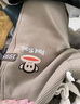大嘴猴（paul frank）褲子男士夏季休閑褲男褲寬松運動小腳束腳衛(wèi)褲男 卡其色 M 曬單實拍圖