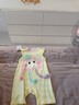 巴拉巴拉【商場同款】嬰兒連體衣男女童爬服哈衣2025新款夏季洋氣 奶黃30101 80cm 曬單實拍圖