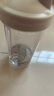 Blender Bottle 搖搖杯運動水壺健身水杯 蛋白粉攪拌球奶男士女生大容量塑料杯子 24oz白色710ml 0 曬單實拍圖
