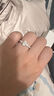 AVHE18K金橢圓鴿子蛋鉆石戒指D色克拉培育定制鉆戒求婚結(jié)婚女友求婚 旋轉(zhuǎn)芭蕾18K金-培育鉆80分 曬單實拍圖