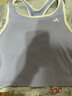 adidas綜合訓練低強度二合一運動美背內(nèi)衣背心女阿迪達斯官方   黑色/白   S S AB 曬單實拍圖