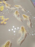 涵軒九魚圖玄關(guān)裝飾畫入戶正對門輕奢高級感走廊過道帶燈掛畫2025新款 Z6015九魚聚財 40*80cm 紋理油畫布鋁合金金框 曬單實拍圖