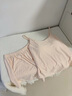 另約帶胸墊睡衣女夏季天新款莫代爾可調節吊帶短褲甜美少女家居服套裝 X1425FE 粉色 固定胸墊 M 曬單實(shí)拍圖