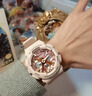 卡西歐（CASIO）手表女GSHOCK獨(dú)角獸星空粉學(xué)生雙顯考試多功能運(yùn)動防水送女友禮物 GMA-S120MF-4A 曬單實拍圖