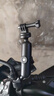 摩多狼（MOTOWOLF）摩托車(chē)行車(chē)記錄儀支架GOPRO固定架摩旅騎行運動(dòng)相機直播云臺架子改裝配件 鏡座款（雙頭360°旋轉）【鋁合金桿架】 曬單實(shí)拍圖