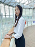 純棉襯衫女長袖輕奢高級感抗皺免燙高檔職業(yè)面試正裝商務白襯衣 白色方領(lǐng)明扣 （長袖） 38 （110-120斤） 曬單實拍圖