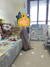 nest designs竹輕盈春夏女童純色連衣裙彈力兒童竹纖維連身裙女孩夏季背心裙子 漿果紫 100 cm 曬單實(shí)拍圖
