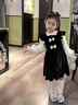 G.DUCKKIDS小黃鴨女童連衣裙秋裝2025新款兒童套裝裙子洋氣小女孩寶寶公主裙 圖片色 110 建議4~5歲【100-110cm】cm 曬單實(shí)拍圖
