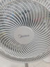 美的（Midea）電風扇 家用七葉立式落地扇宿舍臥室輕音節(jié)能搖頭桌面小風扇大風力空氣循環(huán)風扇 SAF30AC  曬單實拍圖