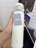 象?。╖O JIRUSHI）保溫杯大容量男女士高端送禮原裝進(jìn)口彈蓋一鍵開啟車載超長保溫杯 珍珠白480ml 曬單實(shí)拍圖