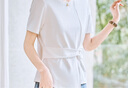 她享白色T恤女夏季不對稱立體扭結短袖t恤女裝別致上衣小衫 T52T052 曬單實拍圖