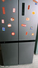 美的（Midea）慧鮮480升雙變頻一級能效十字四開(kāi)門(mén)雙開(kāi)對開(kāi)門(mén)超薄家用471姐妹款電冰箱風(fēng)冷大容量國家補貼20% BCD-480WSPZM(E) 曬單實(shí)拍圖