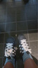 阿迪達(dá)斯（adidas）三葉草小黑鞋白標(biāo)貝殼頭潮流男女系帶板鞋運動鞋JI0216 曬單實拍圖
