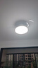 美的（Midea）風(fēng)扇燈餐廳吊扇燈led臥室燈隱形扇葉遙控三防燈具熟睡風(fēng)包安裝 曬單實(shí)拍圖
