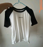 森馬（Semir）短袖t恤女寬松涼感上衣夏裝可愛刺繡印花圓領(lǐng)百搭正肩修身套頭衫 K款-白色調(diào)00311 M /160/84A 曬單實(shí)拍圖