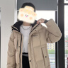 雪中飛中長款直筒羽絨服女士2025新款時尚加厚洋氣外穿百搭保暖冬季外套 卡其色 M (160) 115-130斤 曬單實拍圖