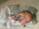 賣魚七郎國(guó)產(chǎn)輪切三文魚扒2斤（含保護(hù)冰150g）中段虹鱒魚排新疆三文魚塊 曬單實(shí)拍圖
