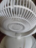 京東京造 [小云朵」空氣循環(huán)扇 廣角搖頭電風扇家用節(jié)能桌面/臺式小風扇空調(diào)伴侶輕音大風量四季循環(huán)白色款 曬單實拍圖