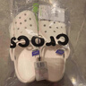 卡駱馳（crocs）經(jīng)典云朵Clog女沙灘洞洞鞋涼拖鞋206750 206750-100  35  曬單實(shí)拍圖
