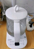 美的（Midea）養(yǎng)生壺 1.5L全自動煮茶壺 24h預約燒水壺 12小時智能恒溫 11檔控溫電熱水壺 花茶壺煮茶器MK-Y12Q 曬單實拍圖