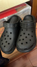 卡駱馳（crocs）經(jīng)典泡芙Clog男女一腳蹬懶人沙灘鞋 CR207521-001 39（39-40） 曬單實拍圖