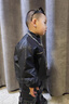 G. DUCKKIDS童裝男童秋裝外套2025新款兒童衣服春秋款皮夾克帥氣男孩外套 黑色 100 尺碼2~3歲【 90-100cm】 曬單實(shí)拍圖
