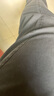 VUUG冰絲休閑褲男款夏季天絲薄款直筒寬松舒適大碼長褲子 3XL  黑色 曬單實拍圖