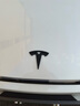 邁科斯維適用特斯拉Model3/Y煥新3Y車標裝飾貼前后方向盤字母車尾頭機蓋標 前車標貼（亞光黑）【Model3/Y煥新3Y】單件 曬單實拍圖