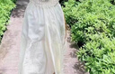百圖betu女裝2025夏季新款連衣裙無袖西米亞吊墜花邊裙子女2507T49 淺杏色 S 曬單實拍圖