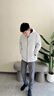 波司登2025年新款沖鋒衣鵝絨羽絨服男短款三合一防風(fēng)防水外套B250331323 月白灰|8116 L 180/100A 體重約140-155斤 曬單實拍圖