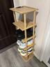全品屋楠竹鞋架簡(jiǎn)易門口入戶柜多層家用宿舍小置物架子收納多功能儲(chǔ)物盒 曬單實(shí)拍圖