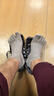 Vibram五指鞋男晨跑夜跑運(yùn)動(dòng)鞋跑酷健身赤足鞋跑步鞋Seeya LS 黑色 42 曬單實(shí)拍圖