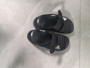 阿迪達斯 （adidas）童鞋露腳趾兒童涼鞋夏季款男童女童魔術(shù)貼軟底小大童沙灘鞋GW0344 GW0344 黑 34 碼/2uk/腳長21cm 曬單實拍圖