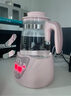 呦呦寶貝恒溫水壺嬰兒恒溫壺沖奶粉泡奶器溫奶器電熱水壺?zé)畨丶矣?304L暮色粉 1000ml 記憶功能 曬單實拍圖