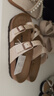 BIRKENSTOCK勃肯德國(guó)進(jìn)口女款珠光氣質(zhì)舒適軟木Mayari夾趾拖鞋 白色正常版71661 37 曬單實(shí)拍圖