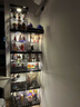 蔻絲透明帶燈樂高手辦展示柜家用高達(dá)展示架收納盲盒展示盒展示柜 射燈款-2列10層-配10層板 曬單實(shí)拍圖
