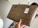 蔻馳（COACH）【官方授權(quán)店】奢侈品女包ZIP30系列托特包單肩手提包送女友禮物 4455IME74卡其棕色配色 曬單實拍圖